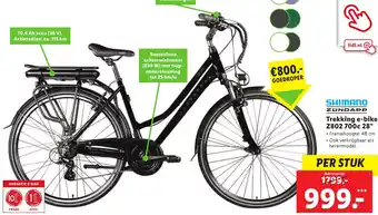 Lidl SHIMANO ZUNDAPP Trekking e-bike Z802 700c 28" aanbieding