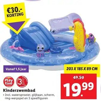 Lidl Kinderzwembad aanbieding