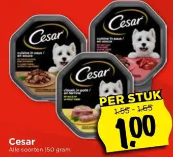 Vomar Voordeelmarkt Cesar 150g aanbieding