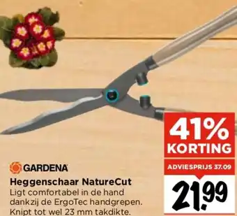 Vomar Voordeelmarkt GARDENA Heggenschaar NatureCut aanbieding