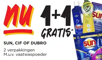 Jumbo SUN, CIF OF DUBRO aanbieding