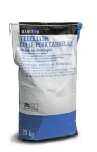 GAMMA Handson tegellijm grijs 25kg aanbieding