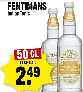 Dirck 3 Fentimans indian tonic 50 cl aanbieding