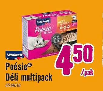 Hornbach Vitakraft Poésie® Déli Multipack aanbieding