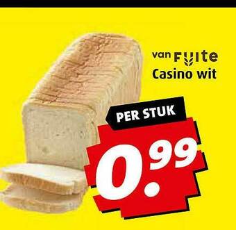 Boni Van Fuite Casino Wit aanbieding