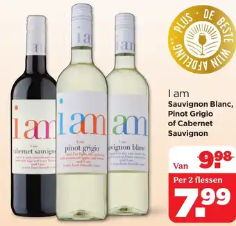 PLUS I am Sauvignon Blanc, Pinot Grigio of Cabernet Sauvignon aanbieding