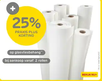 Praxis op glasvliesbehang aanbieding