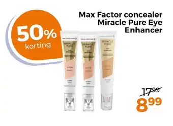 Trekpleister Max Factor concealer Miracle Pure Eye Enhancer aanbieding