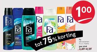 Etos Fa Foams Tot 75% Korting aanbieding