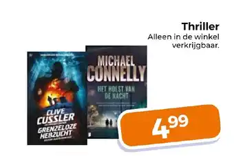 Trekpleister Thriller aanbieding