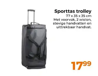 Trekpleister Sporttas trolley aanbieding