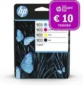 Bol.com HP 903 - Inktcartridge kleur & zwart + Instant Ink tegoed aanbieding