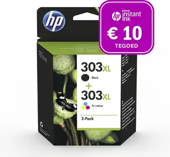 Bol.com HP 303XL - Inktcartridge kleur & zwart + Instant Ink tegoed aanbieding