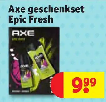 Kruidvat Axe geschenkset epic fresh aanbieding