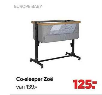 Baby-Dump Europe Baby Co-Sleeper Zoë aanbieding