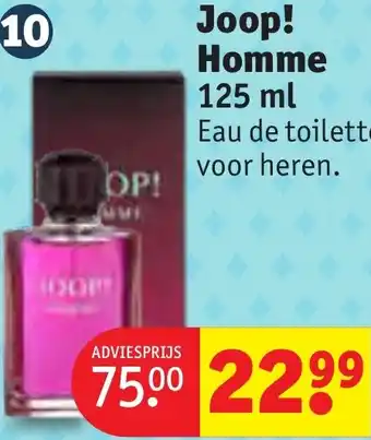 Kruidvat Joop! Homme 125ml aanbieding