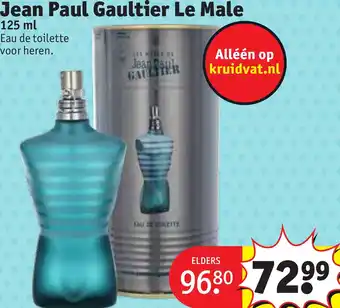 Kruidvat Jean Paul Gaultier Le Male 125ml aanbieding