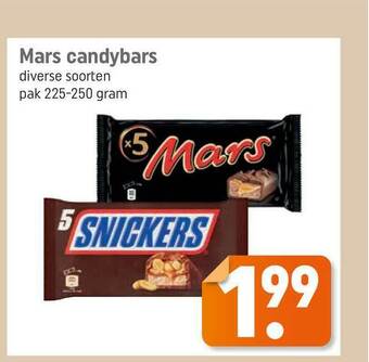 Lekker Makkelijk Mars Candybars aanbieding