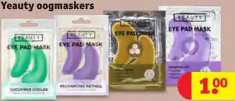 Kruidvat Yeauty oogmaskers aanbieding