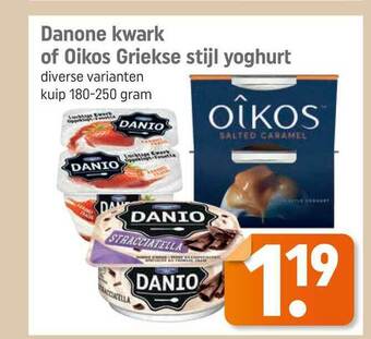 Lekker Makkelijk Danone Kwark Of Oikos Griekse Stijl Yoghurt aanbieding