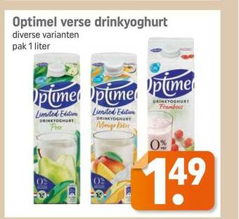 Lekker Makkelijk Optimel Verse Drinkyoghurt aanbieding