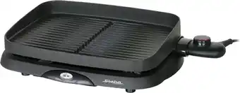 Bol.com Steba VG90 - compacte elektrische Barbecue - Tafelgrill - 35x25 cm - Zwart aanbieding