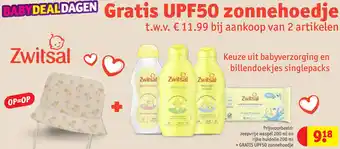 Kruidvat Zwitsal zeepvrije wasgel 200 ml en rijke huidolie 200 ml aanbieding