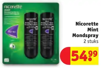 Kruidvat Nicorette Mint Mondspray aanbieding