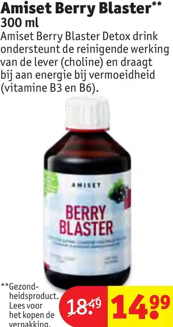 Kruidvat Amiset Berry Blaster 300ml aanbieding