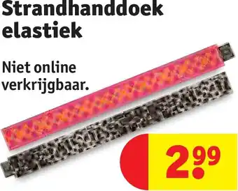 Kruidvat Strandhanddoek elastiek aanbieding