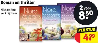 Kruidvat Roman en thriller aanbieding