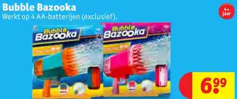 Kruidvat Bubble Bazooka aanbieding