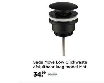 Saniweb Saqu Move Low Clickwaste Afsluitbaar Laag Model Mat aanbieding