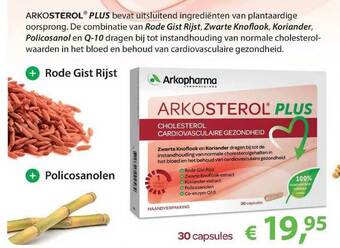 Gezond & Wel Arkopharma Arkosterol Plus aanbieding