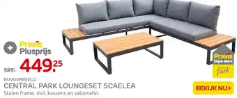 Praxis CENTRAL PARK LOUNGESET SCAELEA aanbieding