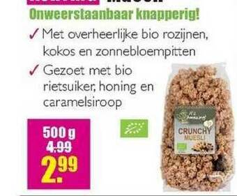 Gezond & Wel It's Amazing Crunchy Muesli aanbieding