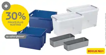 Praxis opbergboxen aanbieding