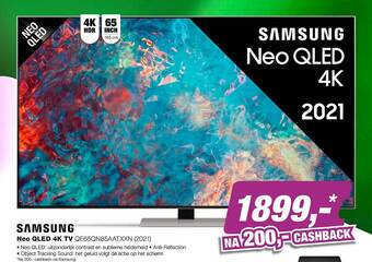 EP Samsung Neo QLED 4K TV QE65QN85AATXXN (2021) aanbieding