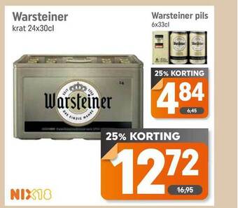 Dagwinkel Warsteiner Of Warsteiner Pils 25% Korting aanbieding