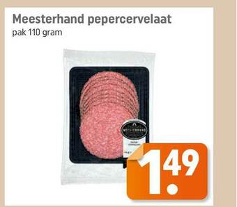 Dagwinkel Meesterhand Pepercervelaat aanbieding