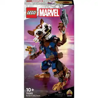 Conrad LEGO MARVEL SUPER HEROES 76282 Rocket & Baby Groot aanbieding