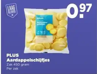 PLUS PLUS Aardappelschijfjes aanbieding