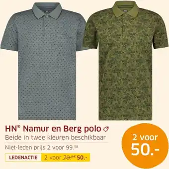 ANWB HN Namur en Berg polo aanbieding