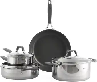 Bol.com BK Control 4-delige pannenset - rvs - inductie - anti-aanbak - PFAS-vrij aanbieding