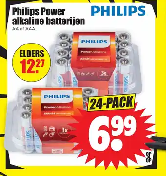 Dirk Philips Power alkaline batterijen aanbieding