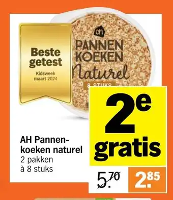 Albert Heijn Pannen- koeken naturel aanbieding