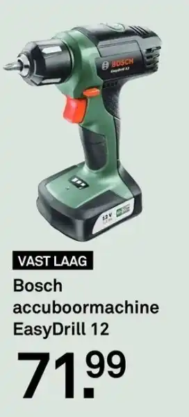 Karwei Bosch accuboormachine EasyDrill 12 aanbieding