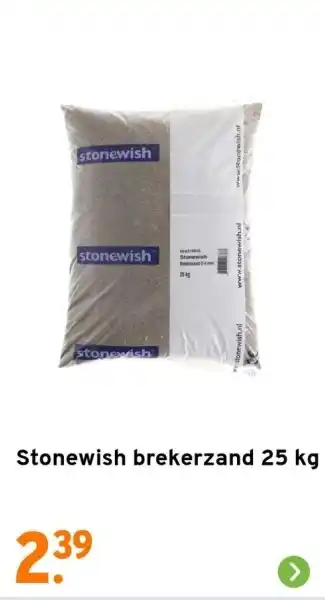 GAMMA Stonewish brekerzand 25 kg aanbieding