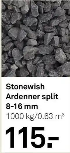 Karwei Stonewish Ardenner split 8-16 mm 1000 kg aanbieding