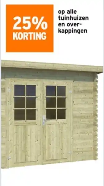GAMMA alle tuinhuizen en overkappingen aanbieding